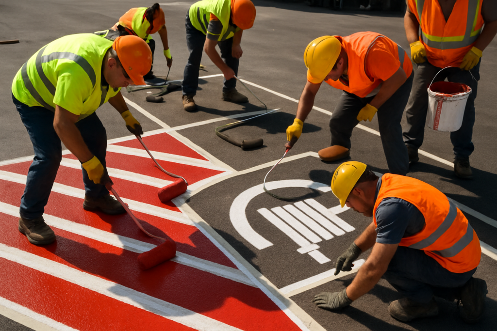 découvrez l'importance du marquage au sol pour la sécurité incendie et les zones où le stationnement est interdit, afin d'assurer une meilleure protection et un respect des règles.