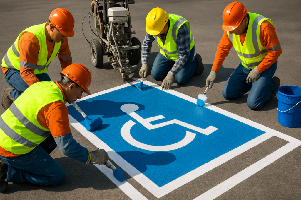 découvrez les obligations légales concernant les dimensions des places de parking pmr, accompagnées de schémas explicatifs pour une meilleure compréhension.