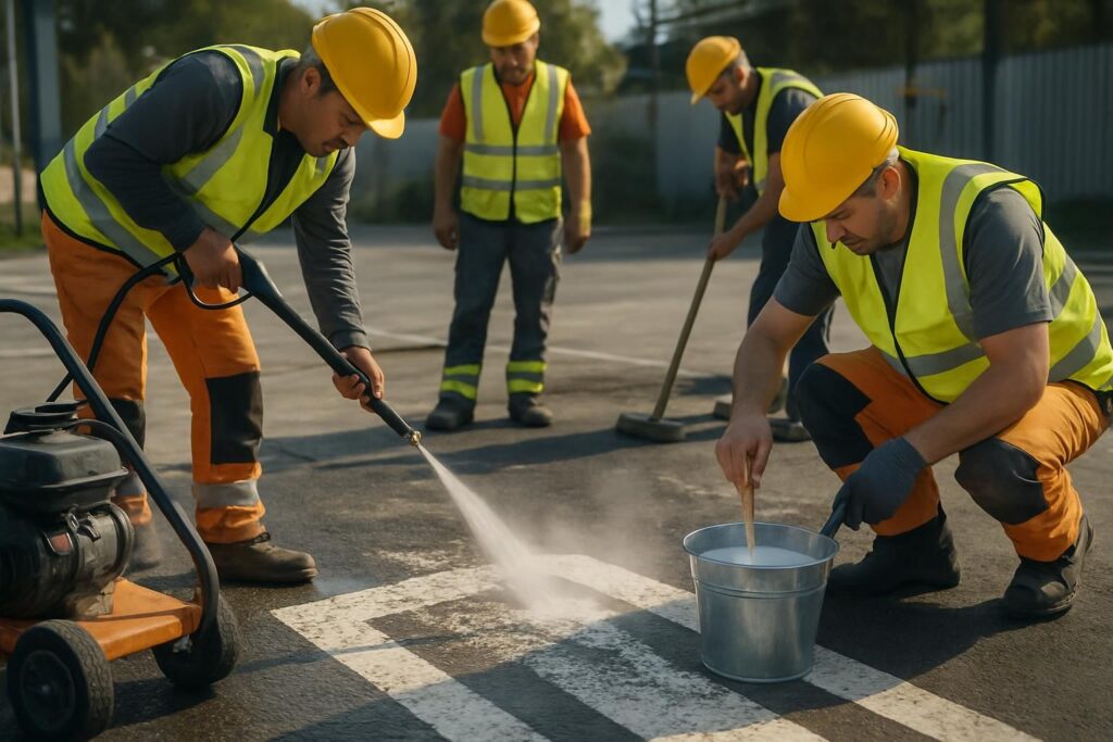 découvrez nos méthodes efficaces pour nettoyer un marquage au sol encrassé et restaurer sa visibilité rapidement et durablement.