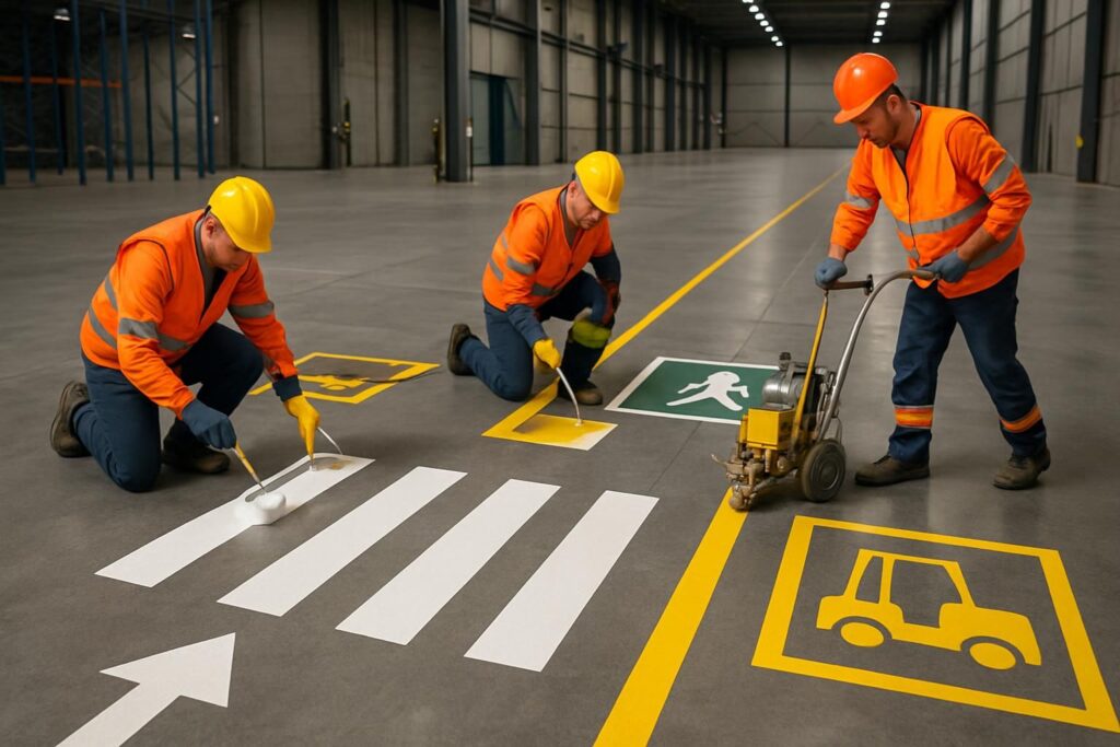 découvrez les pictogrammes obligatoires pour la signalisation au sol dans les entrepôts afin d'assurer sécurité et conformité aux normes en vigueur.