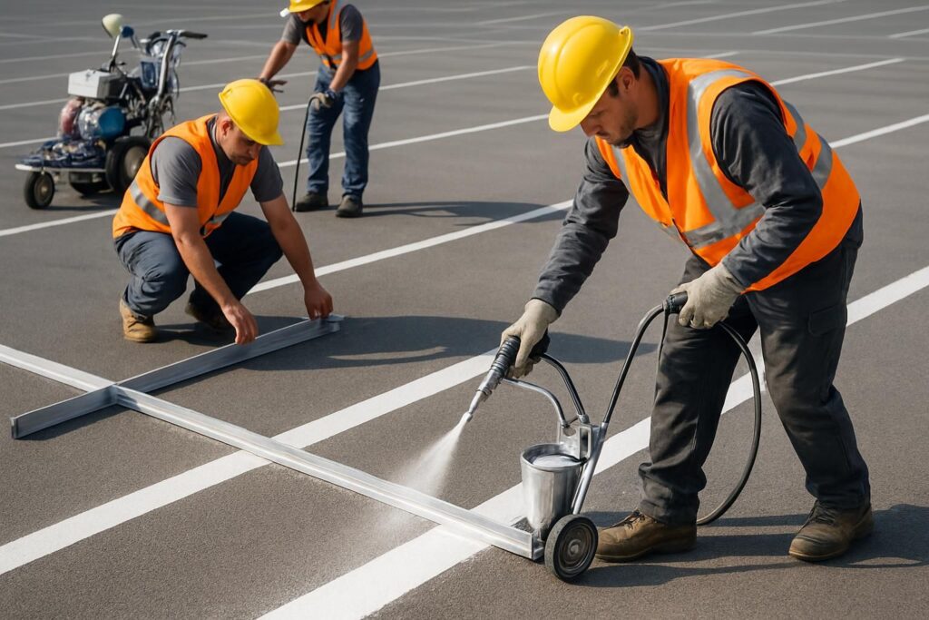 découvrez nos astuces de pro pour tracer des lignes droites sur un parking et obtenir un résultat parfait, durable et esthétique à chaque intervention.