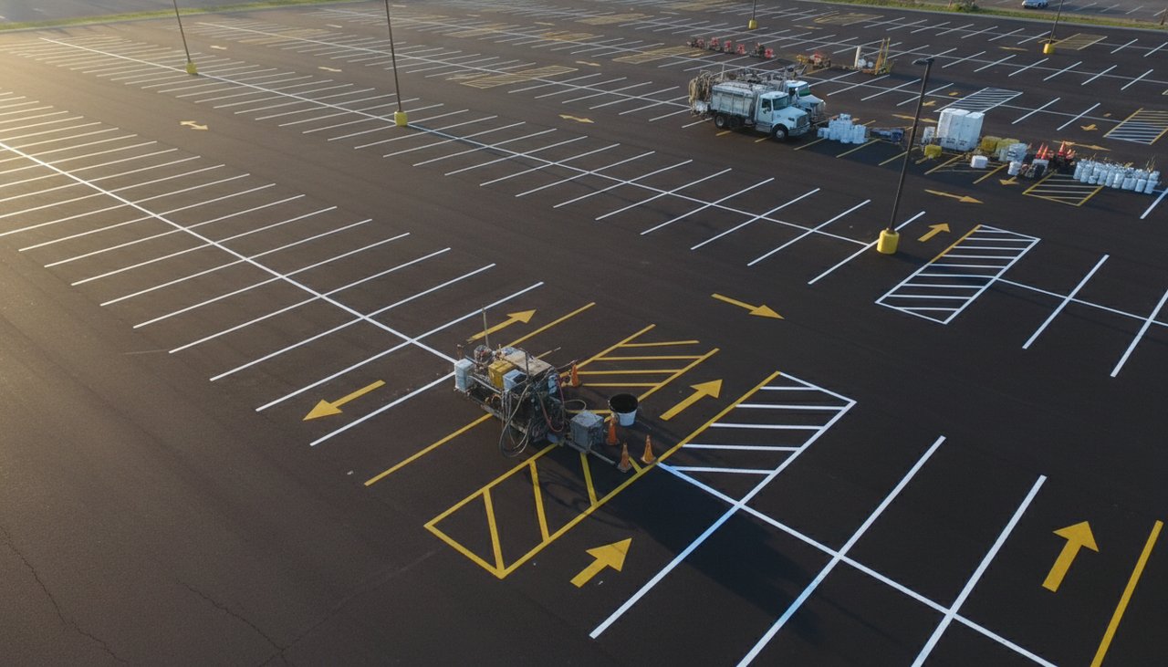 Marquage au sol professionnel