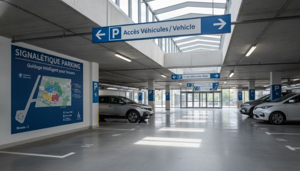 Signalétique de parking : normes, marquage au sol et prix en 2026