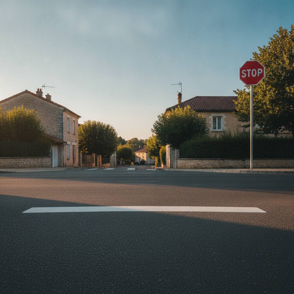 Ligne de stop : norme, dimensions et pose du marquage au sol